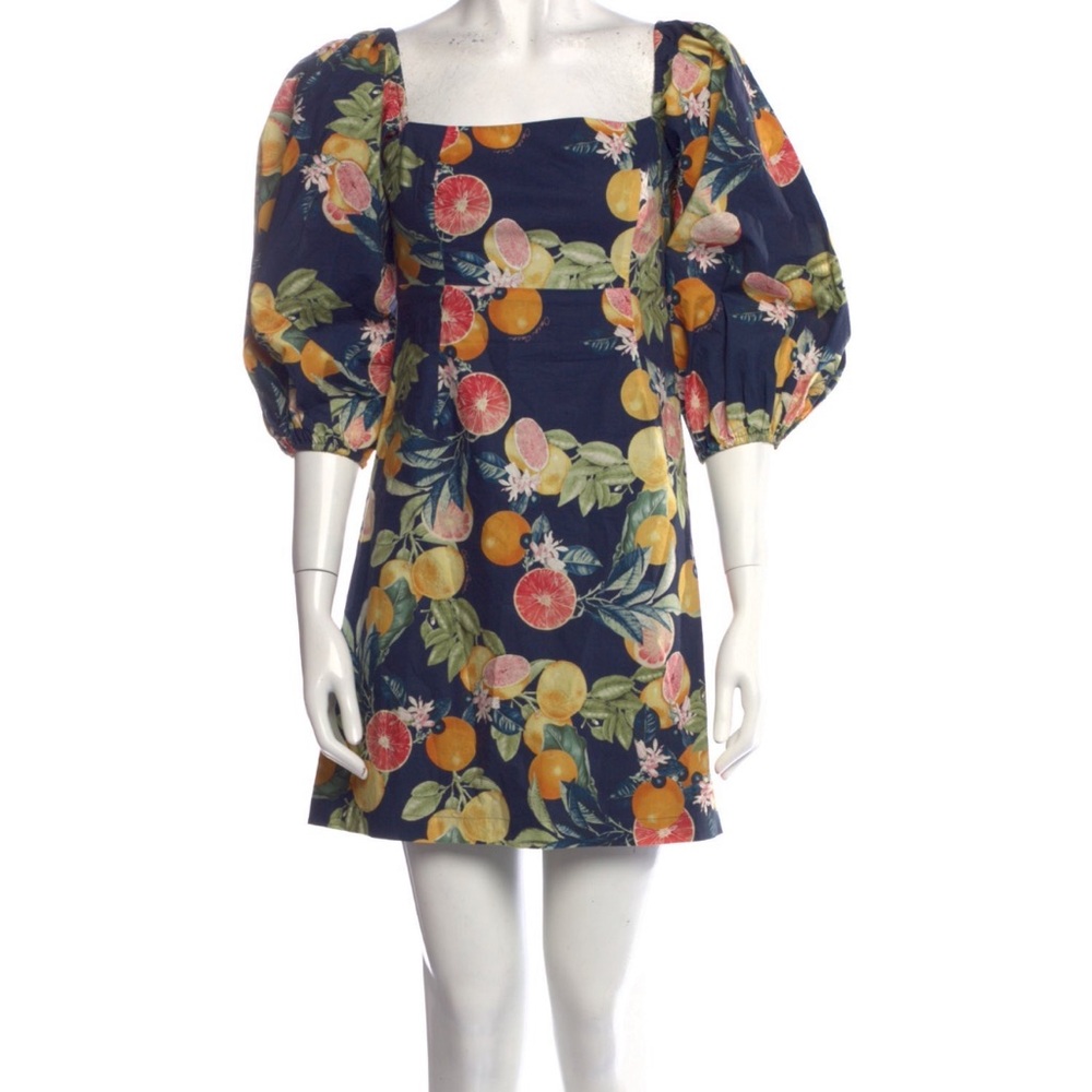 Cara Cara Sicilian Print Mini Dress